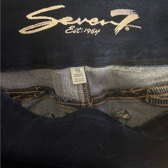 Seven7 Blue Jeggings High-Rise Stretch - Picture 3 of 8